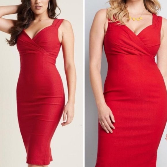 Modcloth | Dresses | Modcloth Lady Love Song Bodycon Dress Size S | Poshmark